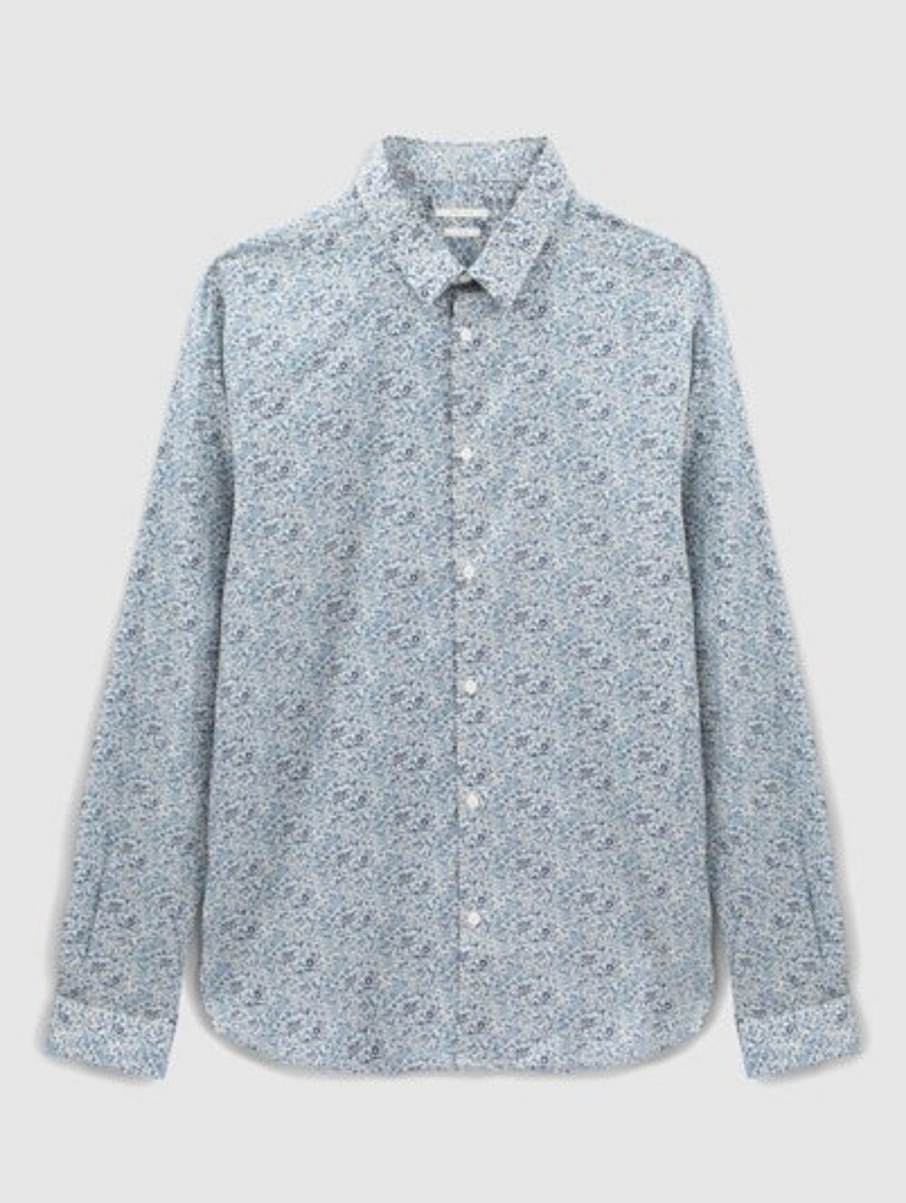Men's IKKS Liberty Slim Fit Cotton Long Sleeve Button Down Shirt Size Large